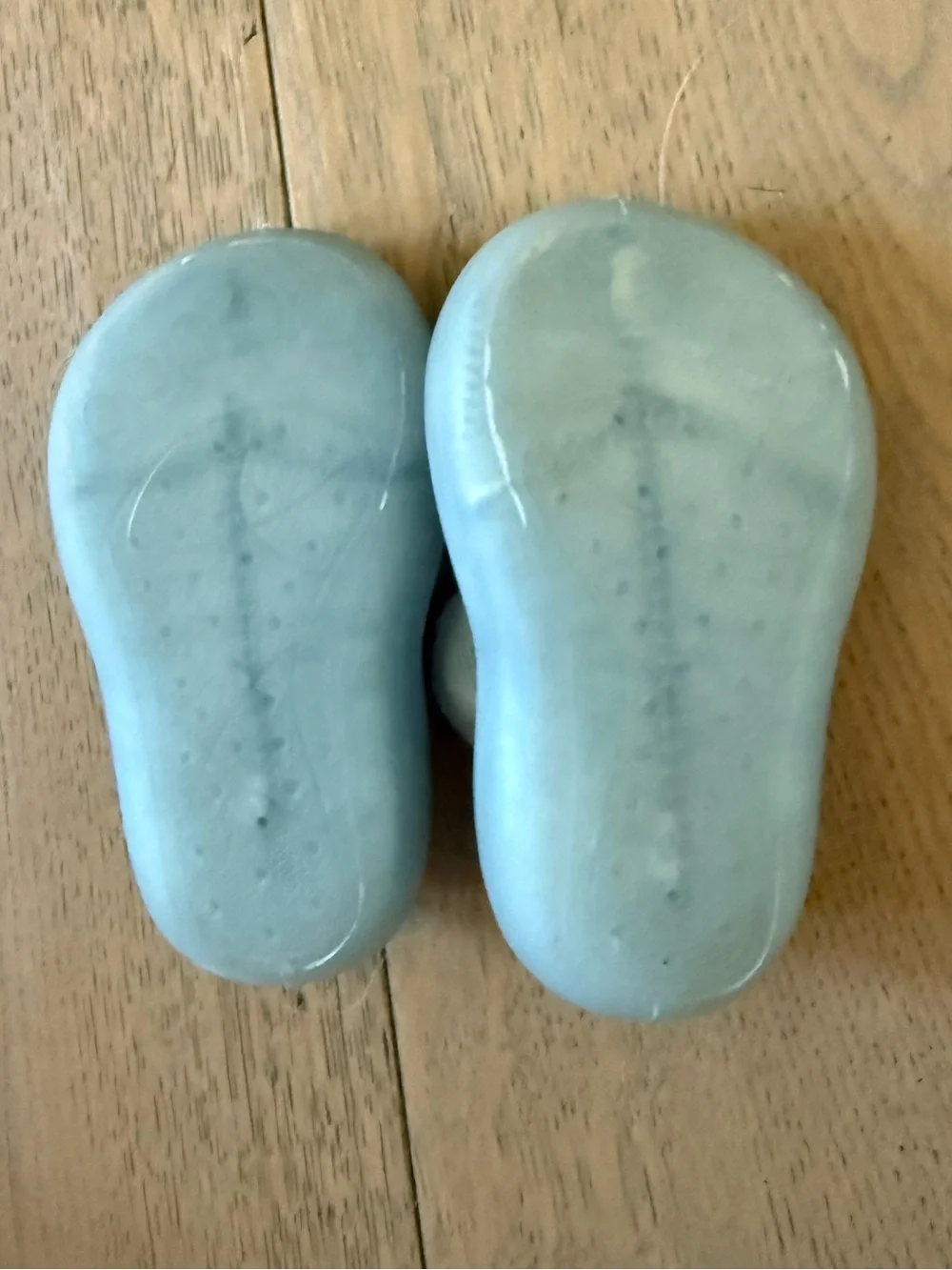 Bear Baby Sock Shoes / Slipper Socks – Blue
